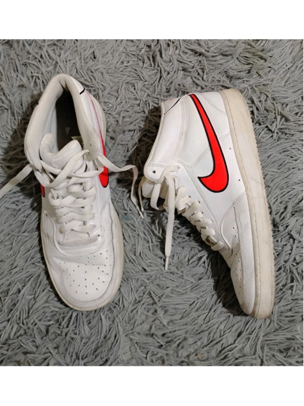 Nike Court Vision Low Easter Women Size 10.5 White/Pink Sneakers CD5436-102